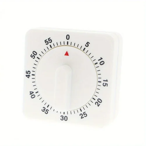 1716887248348-6ea3d9b7f3e145b0bc58b6ab5e289b84-goods ABS Plastic 60-Minute Mechanical Kitchen Timer