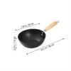 JHLRC 20cm Cast Iron Small Wok