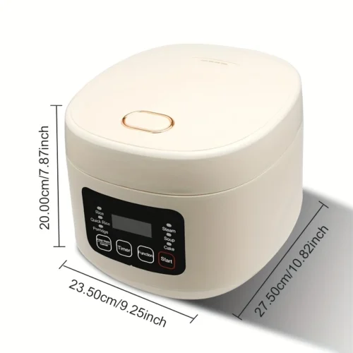 2b9f5bd5-3b5c-4627-9bad-3721546f9de0 BALASHOV 3L Smart Electric Rice Cooker with 24-Hour Reservation & Keep Warm Function