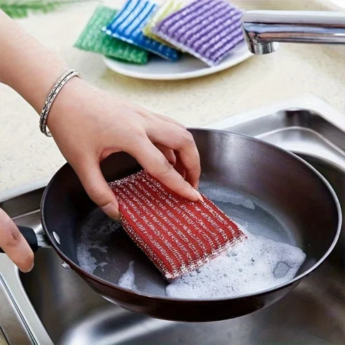 3e3fec291c194e2699ffc81ba95ebf49-goods Magical Kitchen Dishwashing Sponge Random Colour