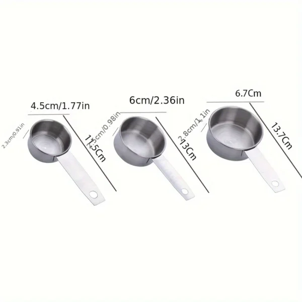 4b146108-9b15-11ee-8f7e-0a580a68309d 5pcs/Set Stainless Steel Measuring Cups