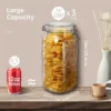 52a6ad79-17fd-493e-b052-343cbca93747 Airtight Glass Canister Set of 3