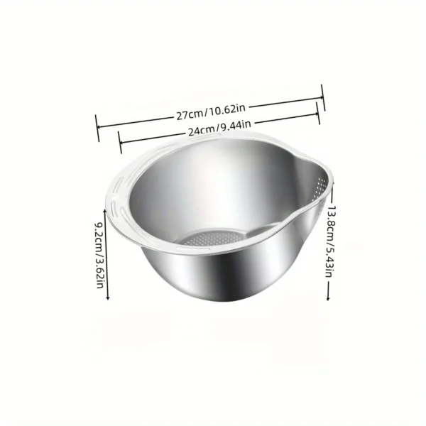 5e0300ff-c5da-402f-9593-2195774c306b Stainless Steel Multi Use Kitchen Colander