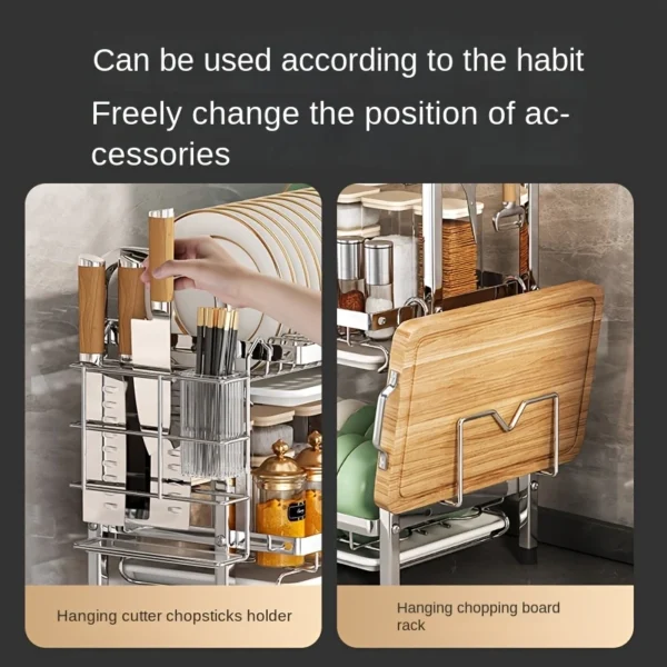 62ad64bd-a40f-4e99-b763-5ce66437a806 Stainless Steel Kitchen Dish Rack