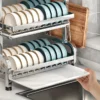 6518fff5-3975-4164-ac86-de5a1d569525 Stainless Steel Kitchen Dish Rack