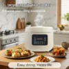 BALASHOV 3L Smart Electric Rice Cooker with 24-Hour Reservation & Keep Warm Function