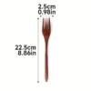 7a7a664b-d3e0-4df9-a2d2-b39b6bc0ae41 9pcs Japanese Handcrafted Wooden Cutlery Set