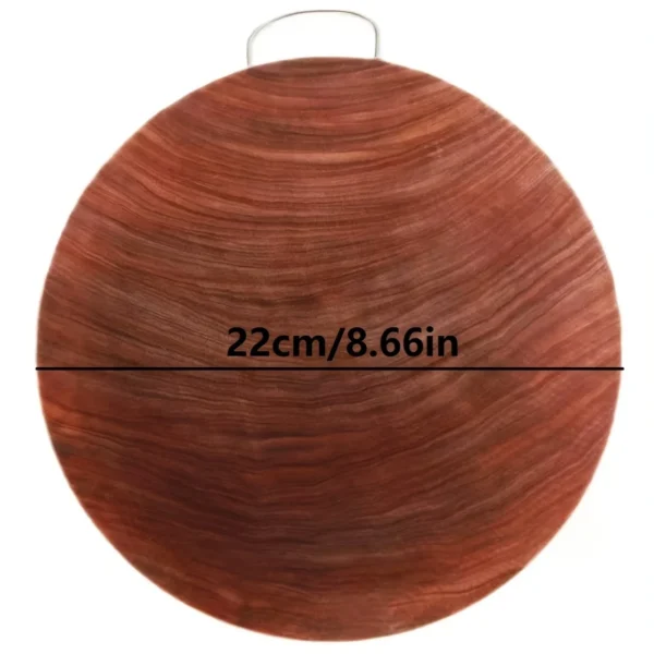 Round Red Ironwood Cutting Board
