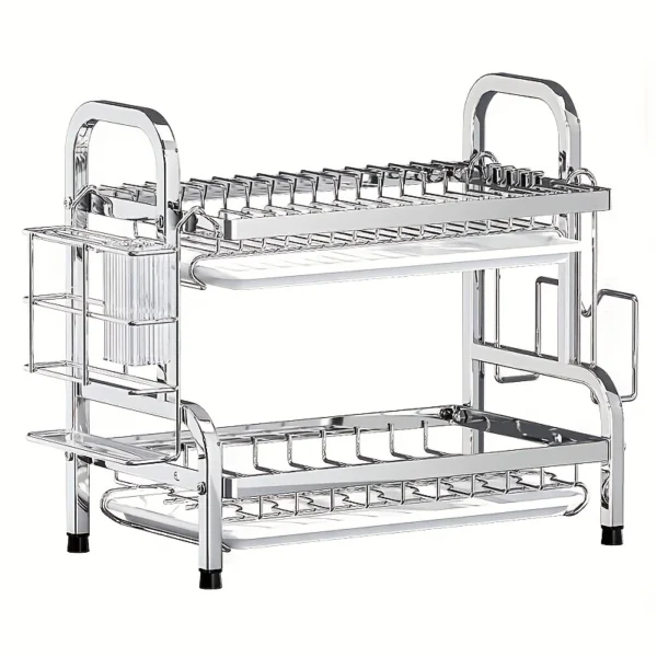 dbf391fc-60a4-426a-8cc8-84a8192f22d3 Stainless Steel Kitchen Dish Rack